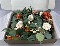 Ling’s Moment Elegant Wedding Eucalyptus Rose Flower Garland All Occasions 6FT