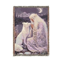 MOONLIT WOLF PRINCESS (52by37)