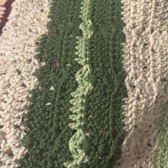 Handmade Afghan Hand Crocheted Blanket NEW Size 78in x 56in Multicolored Throw