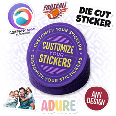 Custom Vinyl Stickers | Personalized Die-Cut Decals | Bulk & Single Orders |