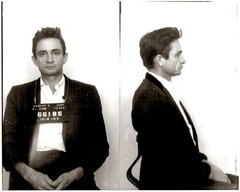 Johnny Cash Mugshot GLOSSY POSTER PICTURE PHOTO PRINT Musician Mug Folsom Jail