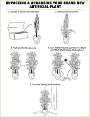 6’ Japanese Maple Artificial Tree with Natural Trunk Home Decor. Retail $266