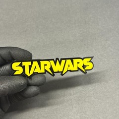 Custom Lazer-Cut Acrylic Car Emblem Badge MULTI COLOR Customized Text Names!