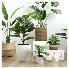 NATURAE DECOR Artificial 29 in. Monstera Indoor and Outdoor Plants