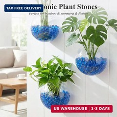 FUTUREPLUSX Glass Marbles, 1LB Blue Marbles Bulk, Vase Filler Decorative Glass G