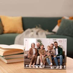 5 Pack Acrylic Picture Photo Frame Magnetic 5×7″ Clear Free standing 5×7 Inch