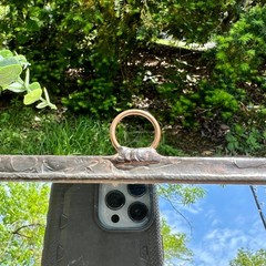 Unique Vintage Cat Art Metal Hanging Mirror