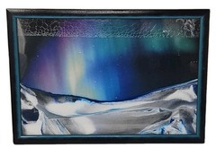 Genuine KB Collections: Aurora Borealis Sand Sculpture – Handmade in Austria