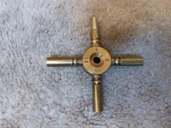 4 in 1 Premium Brass Clock Winding Keys 6 8 10 12 EUC