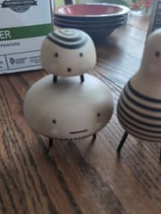 SET of 3 – Ikea DVÄRGTALL DVARGTALL Decorative Figures Figurines, Wood