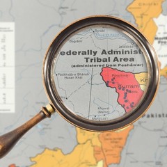 1982 CIA Map Showing Afghan Refugee Migration Across Pakistan Borders