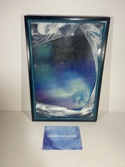 KB Collections: Aurora Borealis Sand Sculpture – Handmade Austria 11.5 X 16.5