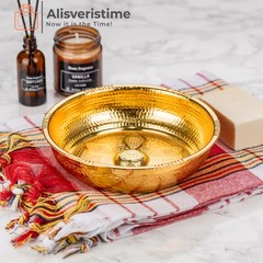 Alisveristime Traditional Turkish Bath Hammam Bowl with Authentic Motifs (440gr