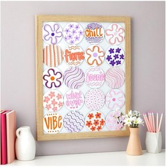 Versatile Round Glass Mirrors for Crafts 50-Pack