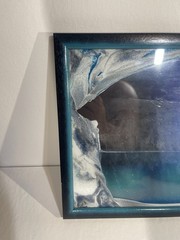KB Collections: Aurora Borealis Sand Sculpture – Handmade Austria 11.5 X 16.5
