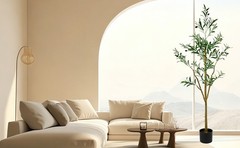 5FT Tall Faux Realistic Olive Trees Artificial Olive Tree For Indoor Home Decor