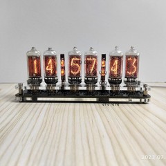 IN-8 Nixie Tube Clock Base w/Colon Tube for 6-bit Glow Tube Clock USB Type-C 5V