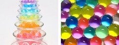Round Color Beads for Candle Holders Vase Votive Gel 1-Ounce Bag makes 1 Gallon