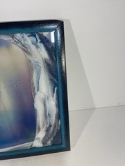 KB Collections: Aurora Borealis Sand Sculpture – Handmade Austria 11.5 X 16.5