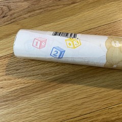 Rubbermaid Contact Paper Baby Bears 1991 Plastic Decorative Covering 3 yd x 18”