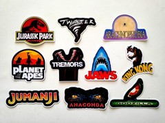 Classic Movie Sticker Lot (10 Stickers) SET 6 horror adventure alien sci-fi
