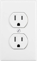 Wall Plug Decal Sticker 3D Realistic Prank Funny Trick Viral Phone Charger