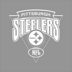 Pittsburgh Steelers #5 NFL Team Logo 1 Color Vinyl Decal Sticker Window Car Wall