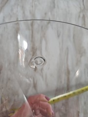 purse vase for flowers Wall Hanging Decorative Cone Shaped Clear Unique Glass
