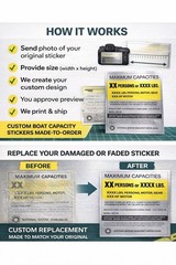 Custom Boat Capacity Sticker – Special Order