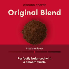 Tim Hortons Original Blend Ground Coffee, 100% Arabica Medium Roast,12oz Bag New