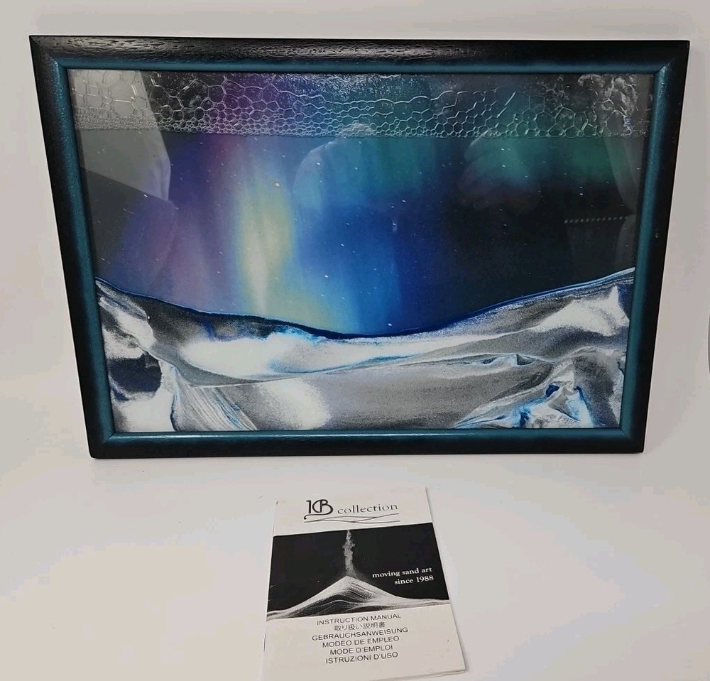 Genuine KB Collections: Aurora Borealis Sand Sculpture – Handmade in Austria