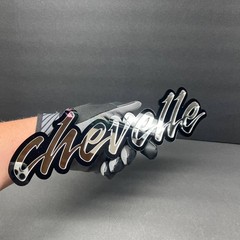 Custom Laser-Multicolor Personalized Name! Badge for Cars Cut 3D Acrylic Emblem