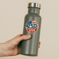 America Sticker USA Sticker 250th Anniversary Water Bottle Notebook Laptop