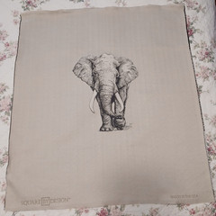 Square By Design 25″ Embroidered Fabric Tapestry *YOU CHOOSE*