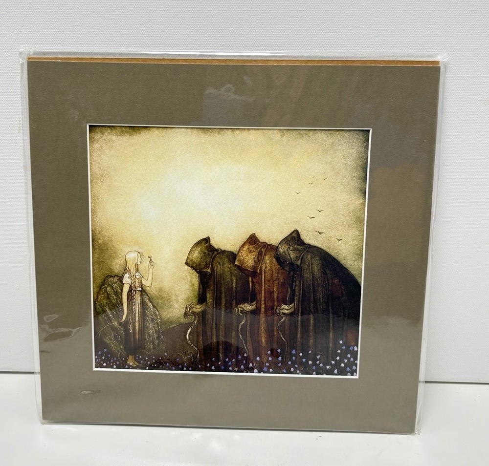 John Bauer The Golden Key” Swedish Artist Folklore 10in