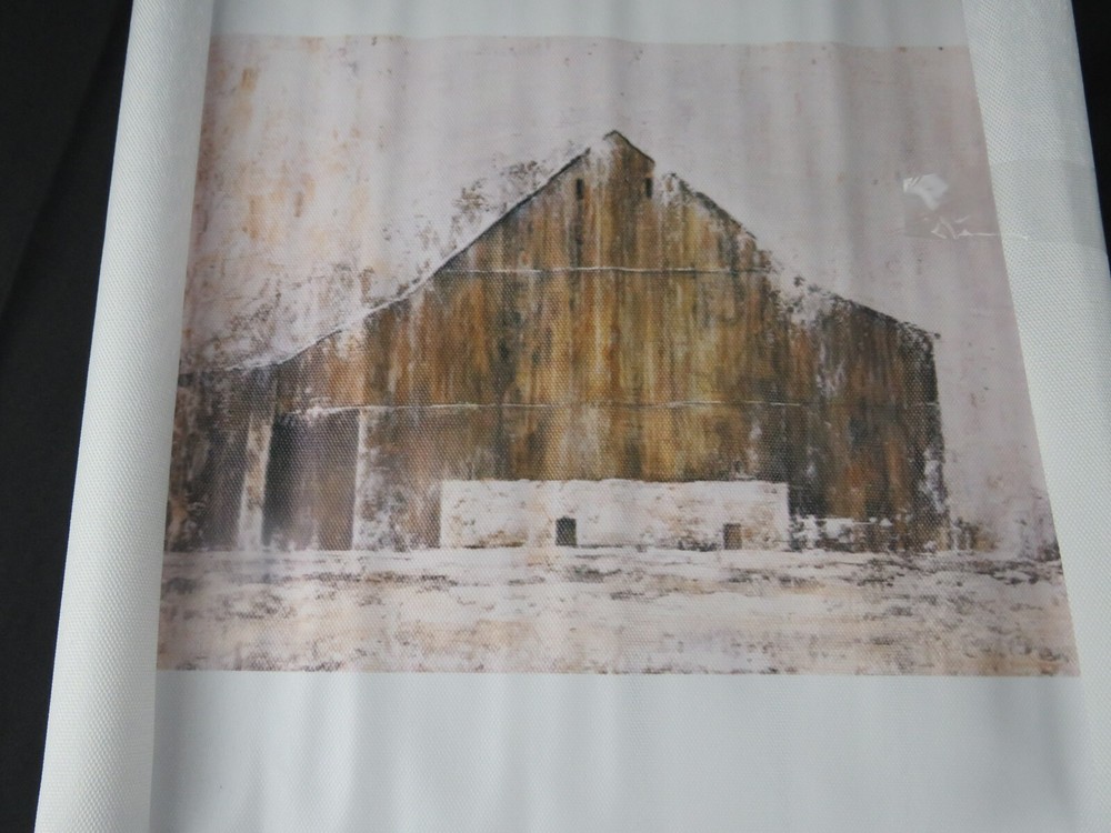 Wood Barn Canvas Art 14.5″ x 11.8″ Forest Barn Theme