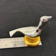 Zehava Benyamin Dove Bird Silver Plated Figurine Art Piece Signed Numbered