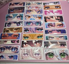 waifu lewd anime eyes stickers