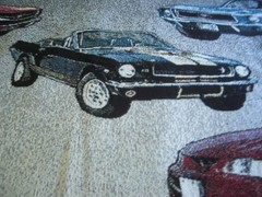 Mill Street Ford Logo Mustang Woven Graphic Tapestry Throw Blanket – Multi-Color