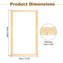 DIY Canvas Stretcher Bars 14 x 20 Inch Canvas Frame Wooden Frames Kit