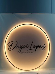 Custom LED Acrylic Neon Sign | Business Logo Wall Decor | Backlit Salon Decor