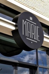 Custom Blade Sign – Business Logo Outdoor Storefront Wall Mounted Hanging Sign