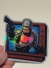RoboCop 3 Inch Waterproof Vinyl Holographic Sticker