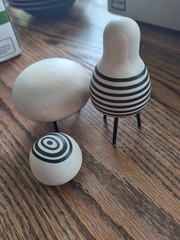 SET of 3 – Ikea DVÄRGTALL DVARGTALL Decorative Figures Figurines, Wood