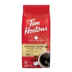 Tim Hortons Original Blend Ground Coffee, 100% Arabica Medium Roast,12oz Bag New