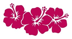 Hibiscus Vinyl Decal Sticker Car Truck SUV Window Bumper Wall Laptop Tablet