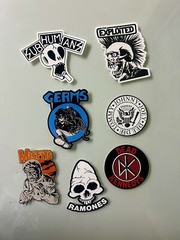 Punk Rock Sticker Lot – Ramones Rancid Dead Kennedy’s Fear