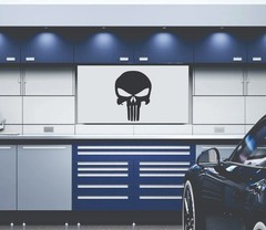 PUNISHER ** Metal Sign ** Skull, Metal Plate, Metal Decal, Small
