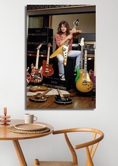 Eddie Van Halen Poster 24×36 Inch Photo Very Rare Print Wall Art Print – EVH06