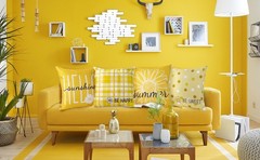 4 Pack Summer Daisy Pillow Covers Decor 18×18 Inch Hello Summer Sunshine Yellow